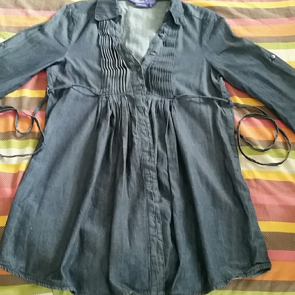 Dark Denim Tunic - Picture 3 of 3