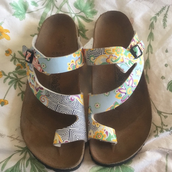 Birkenstock Shoes - Pattern floral funky Birki's