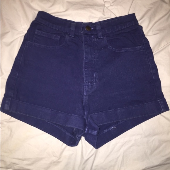 American apparel high waisted shorts