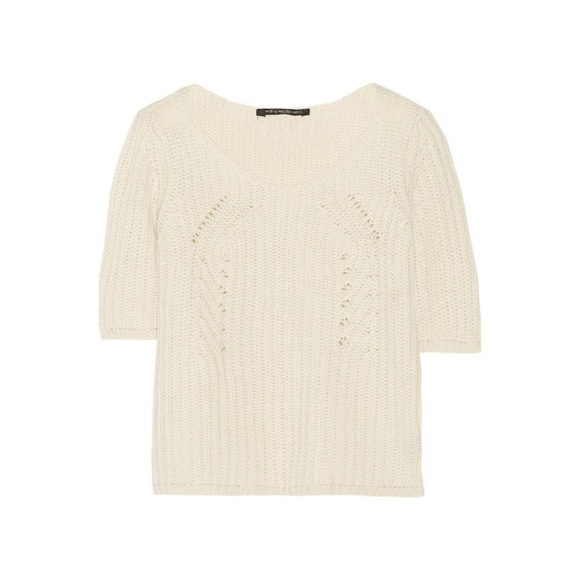 Walter Baker elbow length white sweater - Picture 2 of 3