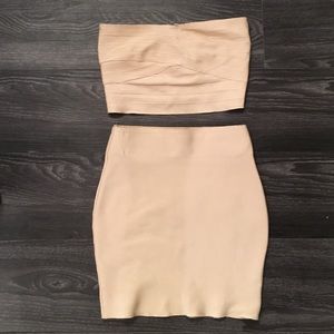 Body con top n bottom gold