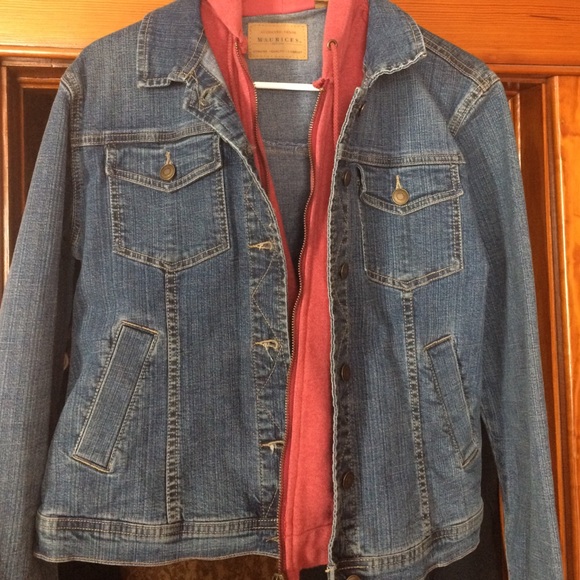 Jean jack with warm zip up lining