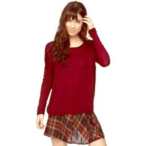 LA Hearts Red Sweater