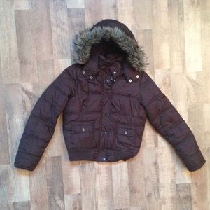 Aeropostale Down Jacket - Brown