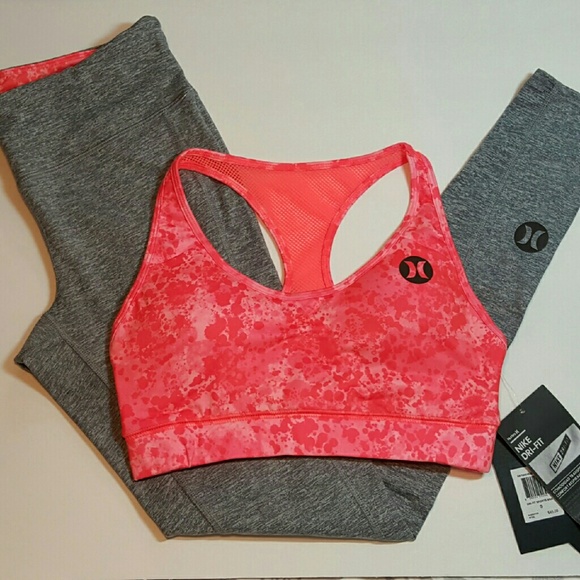 Hurley Other - SALE- NWT Orange Hurley Nike Dri- Fit Sports Bra