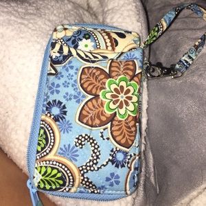 Vera Bradley all in one wristlet
