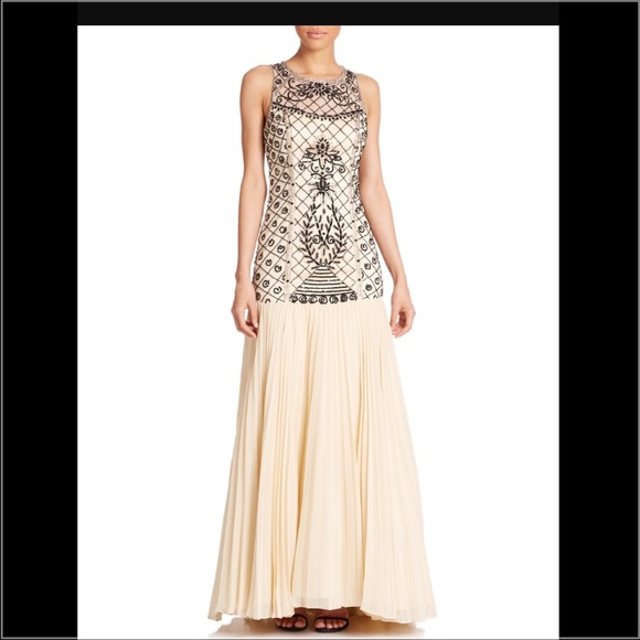 Sue Wong Beaded Drop - Waist Gown