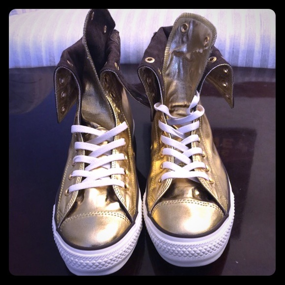 Converse Chuck Taylor Gold Metallic Hightops