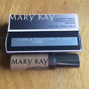 Two Mary Kay Nourishine lipgloss Cream & Sugar