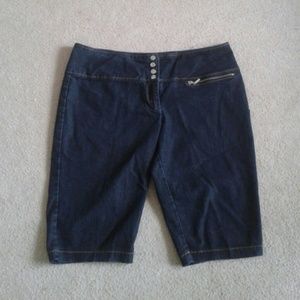 High Waist Denim Shorts