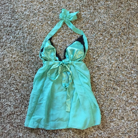 Turquoise lingerie
