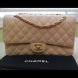 AUTHENTIC Chanel 2.55 Classic Flap-gold hardware