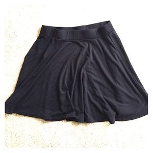 Xhilaration Black Skater skirt