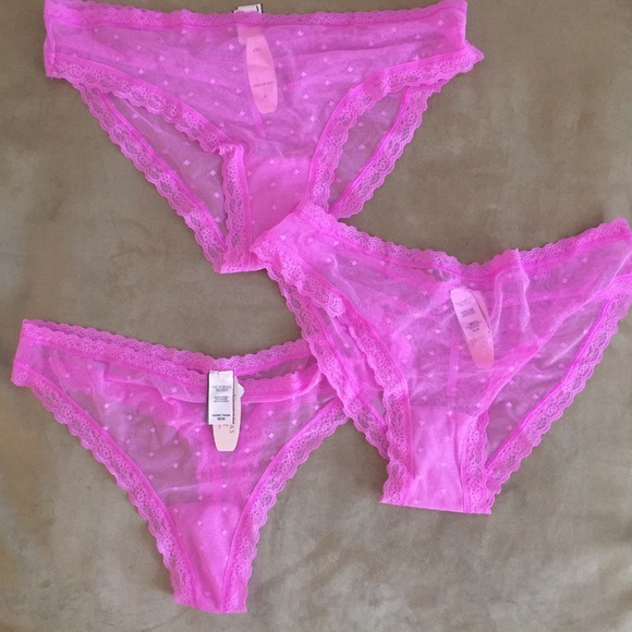 3 NWT Victoria's Secret Lace Panties