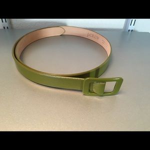 J.Crew Deco Patent Leather Belt