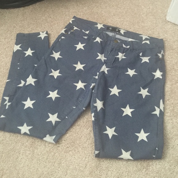 Patriotic skinny pants