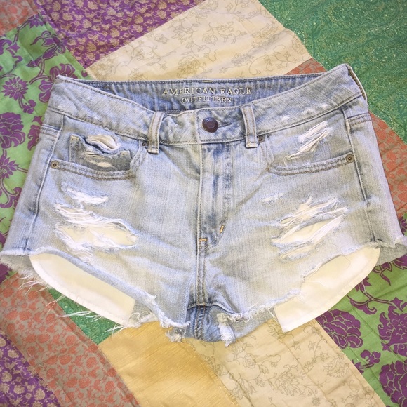 AEO high rise shorts