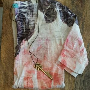 Boho Native feather top