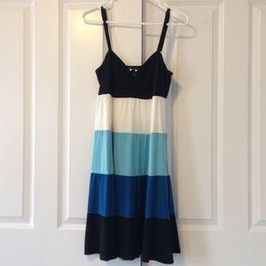 INC striped cotton dress