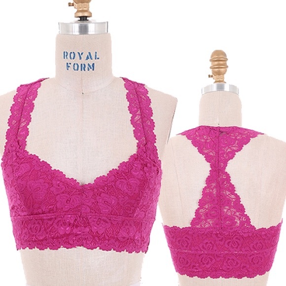 Signature pink bralette