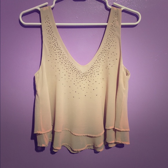Charollete Russe Tiered Tank Top Blouse
