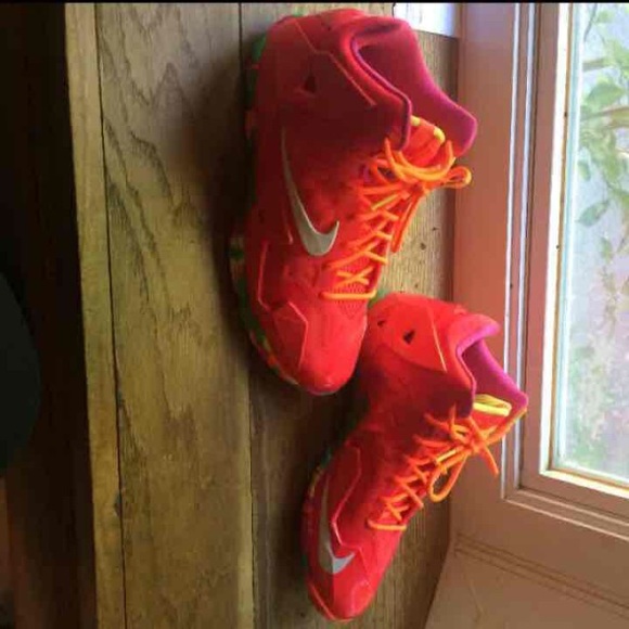 Fruity pebble lebron 11's - Picture 2 of 3