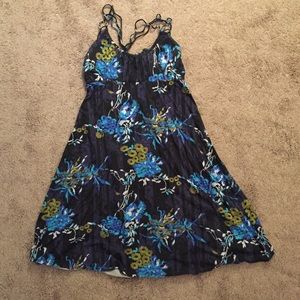 Free People Strappy Earth Floral Soft Dress M