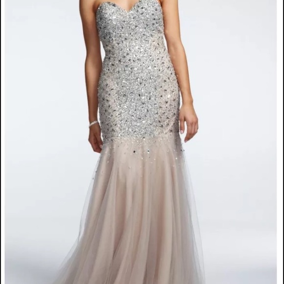 Terani couture mermaid prom dress