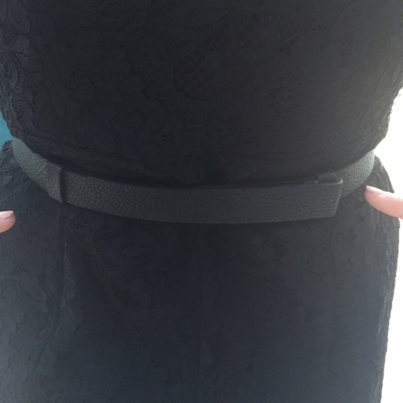 BCBGMaxAzria gold bamboo belt