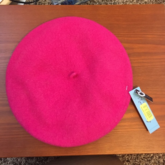 Kate Landry pink beret