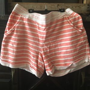Creamsicle cozy shorts