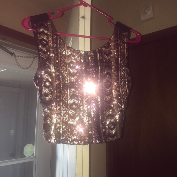 Half top sequins
