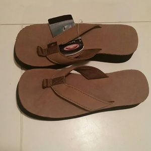 Rainbow flip flops,  brand new with tsgs