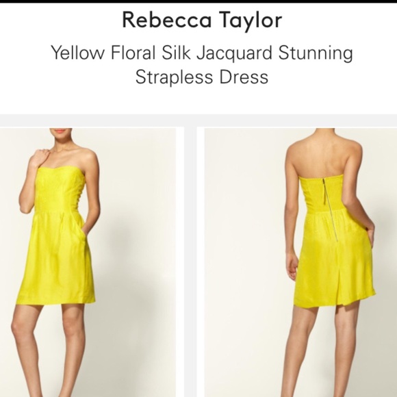 Rebecca Taylor strapless dress