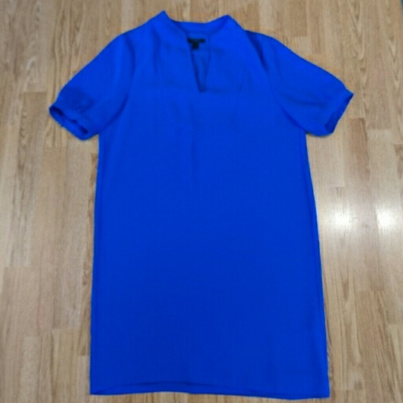 SOLD ON EBAY - J Crew blue shift dress size 10