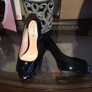 Guess black heels