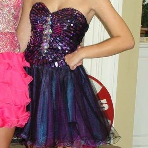 Homecoming short formal dress