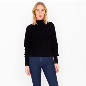 American Apparel mock neck pullover