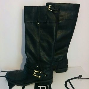 Dolce Vita Black Stella Lasso Knee High Boot Sz 8