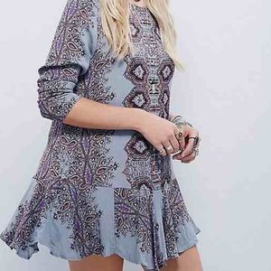 free people-smooth talker printed tunic Size small