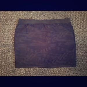 Black Detailed Skirt