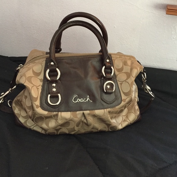 Coach signature purse