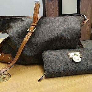 Sold--Beautiful Michael Kors Bag and Wallet set