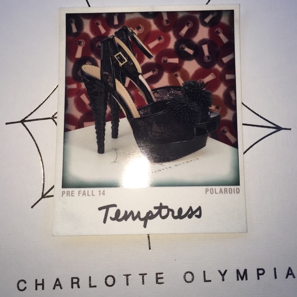 Charlotte Olympia temptress black never worn - Picture 1 of 4
