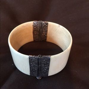 Vintage faux ivory bracelet