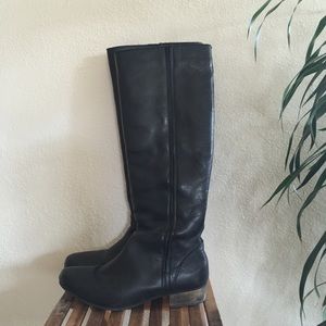Leather Black Boots