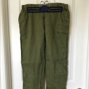 J.Crew linen trouser pants