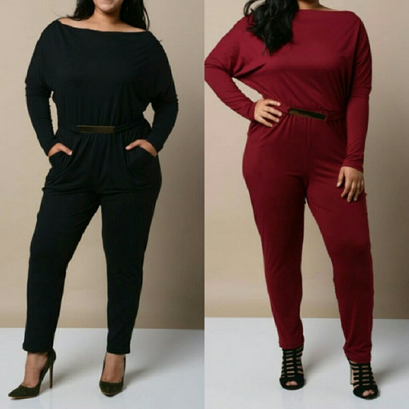 Dolman jumpsuit Plus size