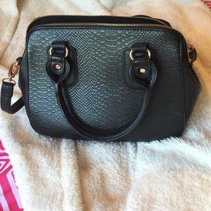 Aldo Faux Snakeskin Bucket Purse