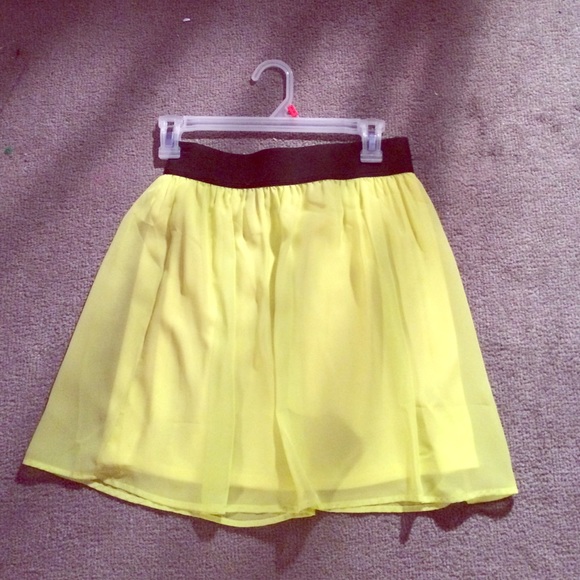 Chic chiffon skater skirt